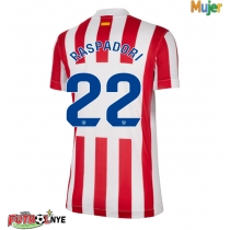 Camiseta Atletico Madrid Giacomo Raspadori #22 Primera Equipación para mujer 2025-26 manga corta